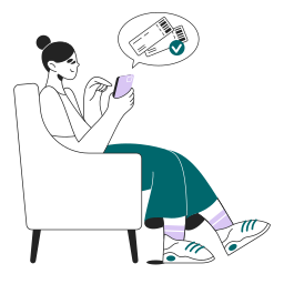 illustration of lady Improved user experience